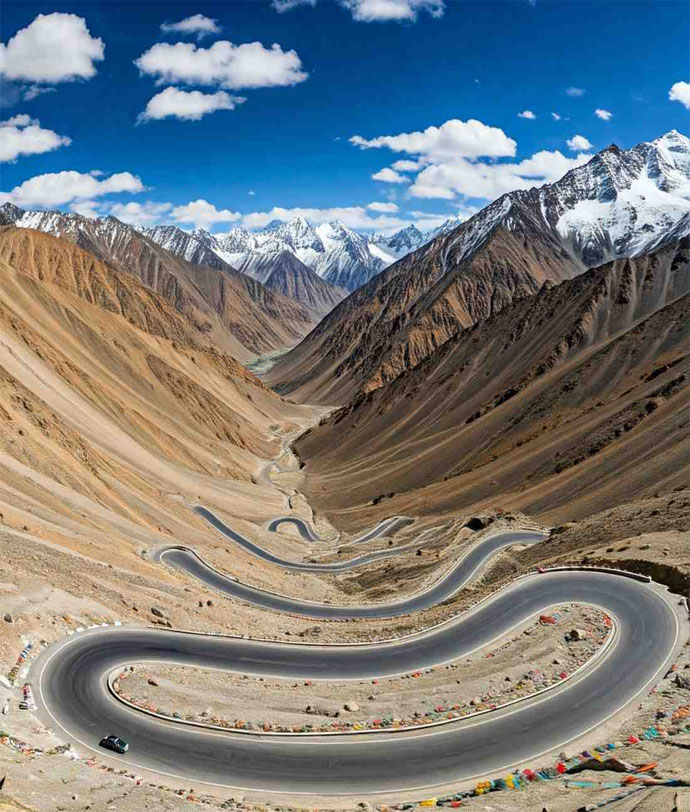 Leh Ladakh Tour Package from Delhi Pangong Lake view
